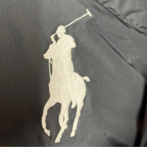 Polo Ralph Lauren Men's Big Pony Hooded Down Puffer Jacket Black Long Size 2XLT - Picture 16 of 16